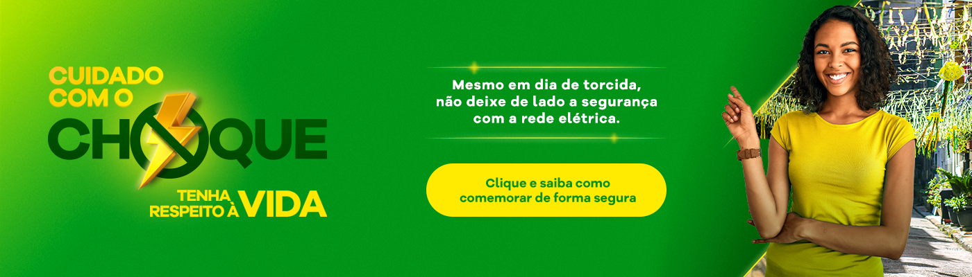 Com a chegada da Copa do Mundo, Cemig alerta: é proibido instalar ornamentações em estruturas da rede elétrica